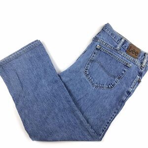 Lee Men's Blue and Brown Jeans